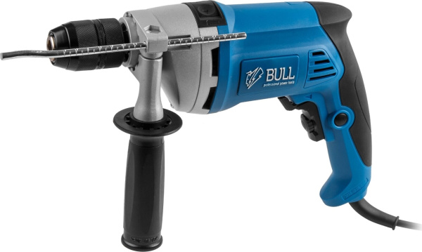 Дрель ударная BULL DR 1308KL в кор. 850  Вт, БЗП металл 13мм