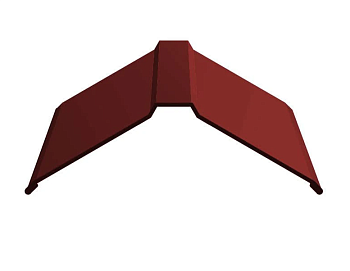 Элемент конька плоский 150/Эконом Плюс-Пэ-RAL3005 