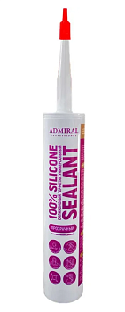 Герметик силиконовый универсальный Адмирал прозрачный с противогрибковой добавкой 280мл