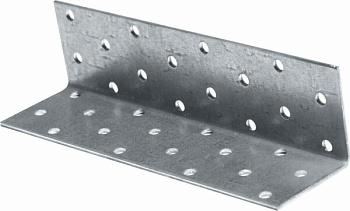 Уголок крепежный равносторонний 80х60х60 мм KUR белый цинк STARFIX, арт.SMP-26238-1