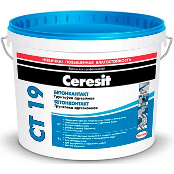 Грунтовка Ceresit СТ 19, адгезионная 3кг (2л)