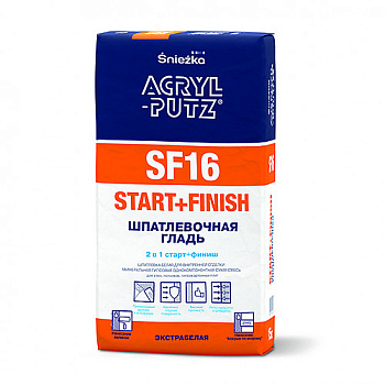 Шпатлевка "Акрил Путц SF16 Старт+Финиш" шпатлевочная гладь 5 кг.