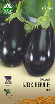 Баклажан Блэк перл F1 5 шт (Эксперт)