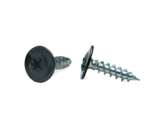 Саморез с прессшайбой, сверло 4.2х16 RAL9005 (упак/100шт)