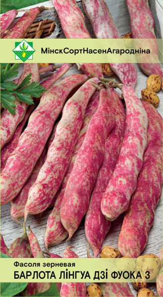 Фасоль Борлотто Лингуади Фуоко 3 (зерновая) 10 шт