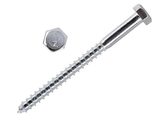 Шуруп сантехнический GL 6х90  (глухарь) (8шт)