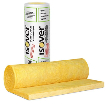 Маты VETONIT ISOVER  Master Standart-TWIN-50x1220х8250/Y/C S=20,13м2, V= 1,007 м3, плотность=11кг/м3