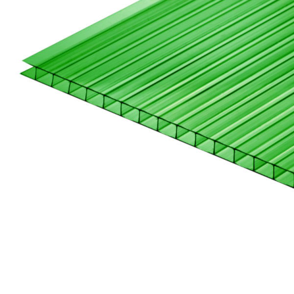 Поликарбонат сотовый TitanPlast T  6 мм (0,45)  6м, зеленый