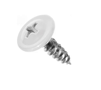 Саморезы прессшайба сверло 4,2х16 (9003) ярко-бел. (40шт)